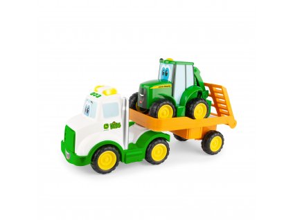 JD Kids John Deere - Traktor Johnny s tahačem 37 cm