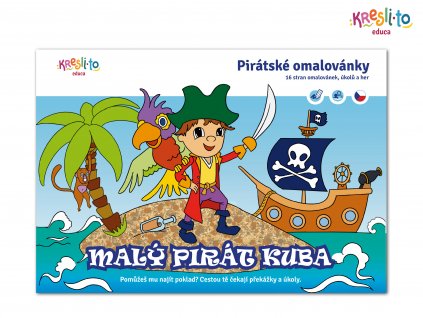 Pirátské omalovánky: Malý pirát Kuba