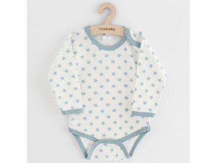 Kojenecké body New Baby Classic II hvězdy mátové - vel. 74 (6-9m)