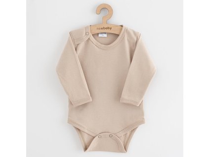 Kojenecké body New Baby Classic II světle béžové - vel. 80 (9-12m)