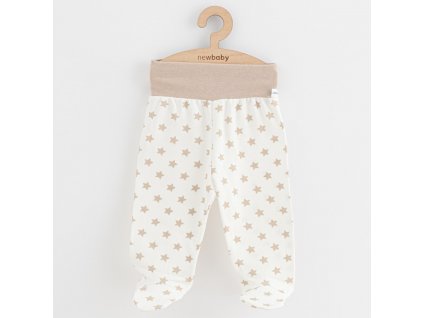 Kojenecké polodupačky New Baby Classic II hvězdy béžové - vel. 74 (6-9m)