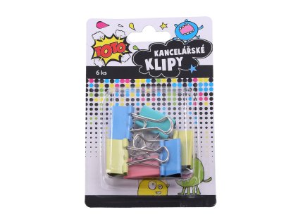 Klip kancelářský 6 ks, 25 mm