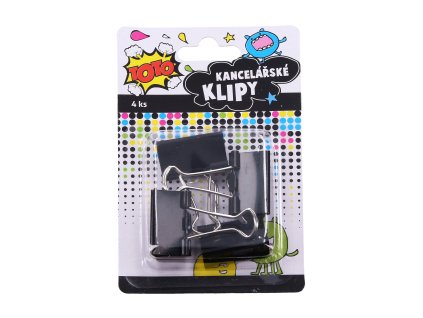 Klip kancelářský 4 ks, 32 mm