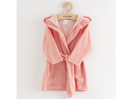 Dětský froté župan New Baby Comfortably pink - vel. 80/86