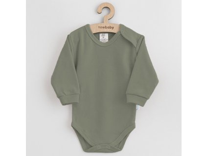 Kojenecké bavlněné body New Baby Casually dressed zelená - vel. 80 (9-12m)