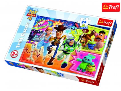 9534 trefl puzzle 24 maxi dobrodruzstvi toy story