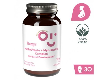 Beggs Methylfolate + myo-inositol COMPLEX (30 kapslí)