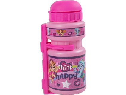 Dětská láhev na kolo Paw Patrol růžová