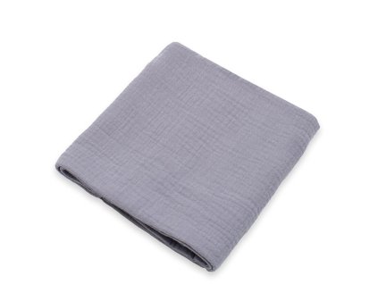 Dětská mušelínová deka New Baby grey