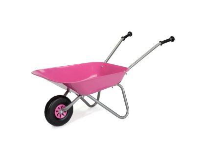 Dětské zahradní kolečko kovové Milly Mally Rolly Toys růžové