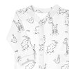 Kojenecká soupravička do porodnice Nicol Baby Animals bílá - vel. 68 (4-6m)