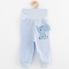 Kojenecká souprava tričko a tepláčky New Baby Happy Elephant blue - vel. 74 (6-9m)