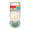 Latexový dudlík NUK For Nature 6-18 m 2 ks box zelená - vel. 6-18 m