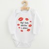 Dětské body s potiskem New Baby Byli tady babička s dědou - vel. 68 (4-6m)