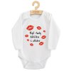 Dětské body s potiskem New Baby Byli tady babička s dědou - vel. 74 (6-9m)