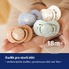 LOVI Dudlík silikonový dynamický BLOSSOM 0-3m 2ks kluk