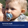 LOVI Dudlík silikonový dynamický TIE DYE 3-6m 2ks holka