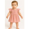 Kojenecké mušelínové šaty New Baby pink - vel. 68 (4-6m)