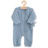 Kojenecký mušelínový overal New Baby blue - vel. 62 (3-6m)