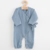 Kojenecký mušelínový overal New Baby blue - vel. 80 (9-12m)