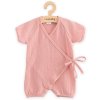 Kojenecký letní mušelínový overal New Baby pink - vel. 80 (9-12m)