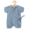 Kojenecký letní mušelínový overal New Baby blue - vel. 86 (12-18m)