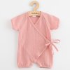 Kojenecký letní mušelínový overal New Baby pink - vel. 86 (12-18m)