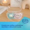 canpol babies dudlik svitici silikonovy symetricky nightglow 0 6m 2ks kluk