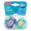 canpol babies dudlik svitici silikonovy symetricky nightglow 6 18m 2ks kluk