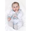 Luxusní kojenecké body s dlouhým rukávem New Baby Honey Bear s 3D aplikací - vel. 86 (12-18m)