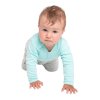 Kojenecké celorozepínací body New Baby Classic II šedé s hvězdičkami - vel. 74 (6-9m)