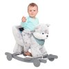 Kojenecké celorozepínací body New Baby Classic II šedé s hvězdičkami - vel. 74 (6-9m)