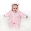 Zimní kabátek New Baby Nice Bear růžový - vel. 74 (6-9m)