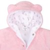 Zimní kabátek New Baby Nice Bear růžový - vel. 86 (12-18m)