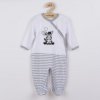 Kojenecký bavlněný overal New Baby Zebra exclusive - vel. 80 (9-12m)