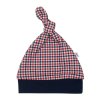 Kojenecká bavlněná čepička New Baby Checkered - vel. 74 (6-9m)