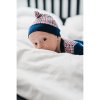 Kojenecká bavlněná čepička New Baby Checkered - vel. 86 (12-18m)