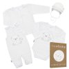 Kojenecká soupravička do porodnice New Baby Sweet Bear bílá - vel. 62 (3-6m)