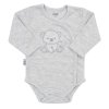 Kojenecká soupravička do porodnice New Baby Sweet Bear šedá - vel. 62 (3-6m)