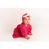 Dívčí čepička turban New Baby For Girls stripes - vel. 68 (4-6m)