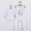 Kojenecká soupravička New Baby Mouse bílá - vel. 86 (12-18m)