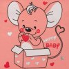 Kojenecká soupravička New Baby Mouse lososová - vel. 86 (12-18m)