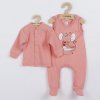 Kojenecká soupravička New Baby Mouse lososová - vel. 86 (12-18m)