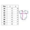 Kojenecké body s krátkým rukávem New Baby Army girl - vel. 80 (9-12m)
