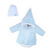Zimní kojenecký kabátek s čepičkou Nicol Kids Winter modrý - vel. 62 (3-6m)