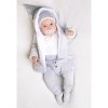 Zimní kojenecký kabátek s čepičkou Nicol Kids Winter modrý - vel. 68 (4-6m)
