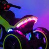 Dětská elektrická motorka Baby Mix POLICE fialová
