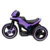 Dětská elektrická motorka Baby Mix POLICE fialová