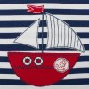 Klučičí letní overal New Baby Marine - vel. 56 (0-3m)