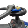 Dětské odrážedlo s vodící tyčí 3v1 Baby Mix Mega Car modré